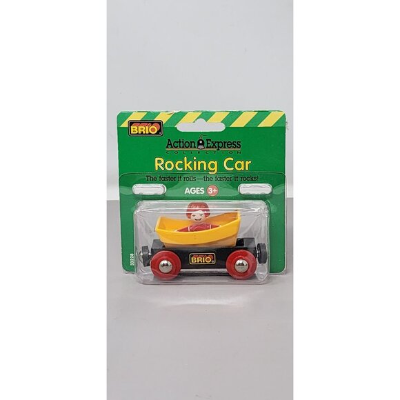 Brio Action Express Rocking Car‎ Toy Ages 3+ Red Yellow Black - Picture 1 of 9